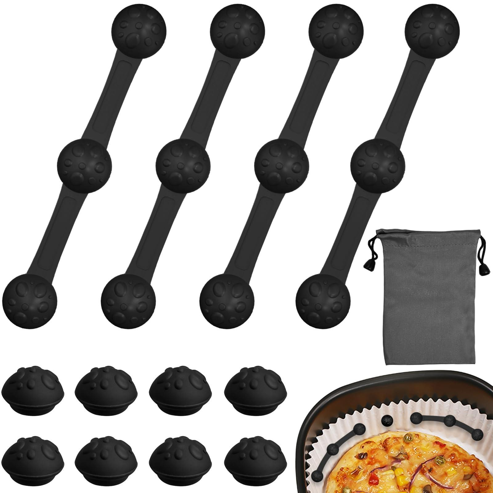 Dripio Set van 4 magnetische siliconenclips voor heteluchtfriteuses