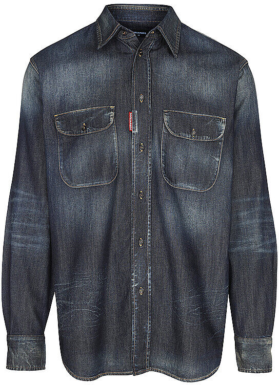 DSQUARED2 Jeanshemd CANADIAN VINTAGE blau   50 50