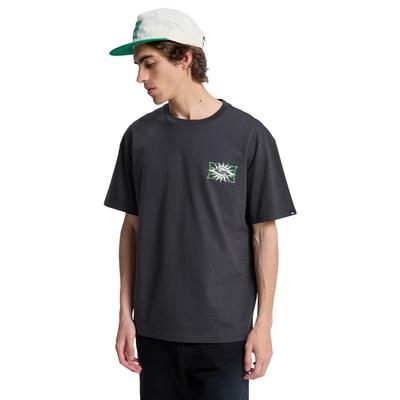 T-Shirt QUIKSILVER "EV Starfish Stamp", Herren, Gr. M, grau (tarmac), Obermaterial: 70% Baumwolle, 30% Baumwolle., Shirts T-Shirt