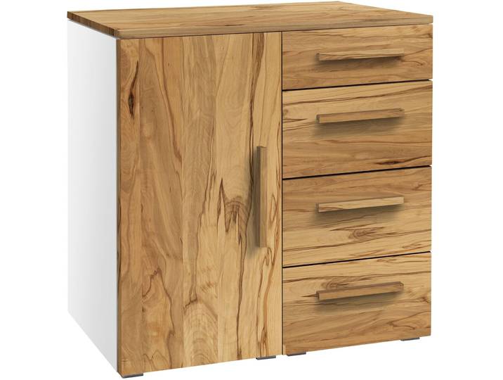 Hasena Kommode Jenni weiss/wildbuche Holz/MDF B 90 H 86 cm