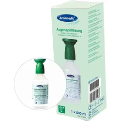 Actiomedic® EYE CARE Augenspülflasche mit NaCl 0,9% 500ml Einzelkarton