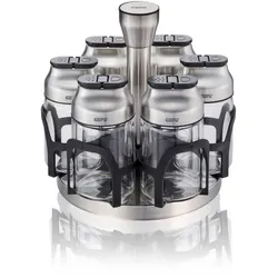 GEFU Gewürzkarussell Kippo 7tlg. Glas Transparent Klar