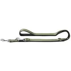 Hunter Neopren Oliv/Schwarz | 200cmx25mm verstellbare Hundeleine