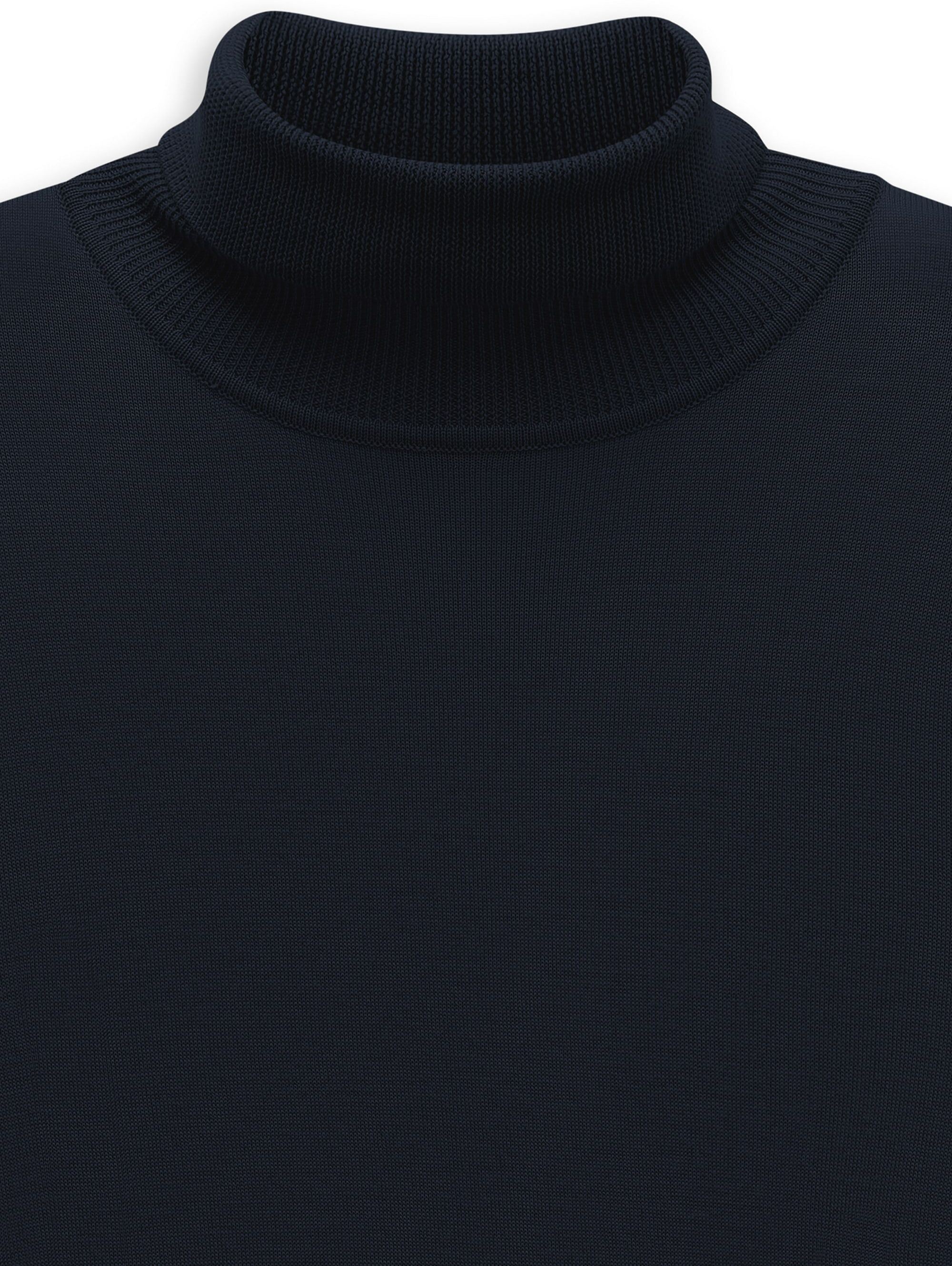 Rollkragenpullover BUGATTI "Regular Fit", Herren, Gr. S, 390, marine, 100% Wolle, unifarben, regular fit, Pullover Rollkragenpullover, Regular Fit Wolle Feinstrick