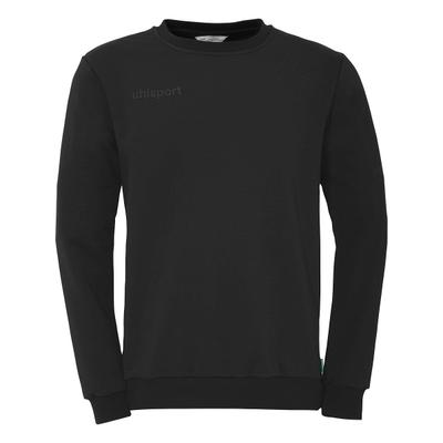 Sweatshirt UHLSPORT "Sweatshirt Sweatshirt", Herren, Gr. S, schwarz, Obermaterial: 72% Baumwolle CO(Bio). 28% Polyester Pol. recyc.., Sweatshirts Sweatshirt