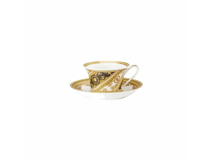 Rosenthal meets Versace Teeschale I Love Baroque, Porzellan, mit Untertasse