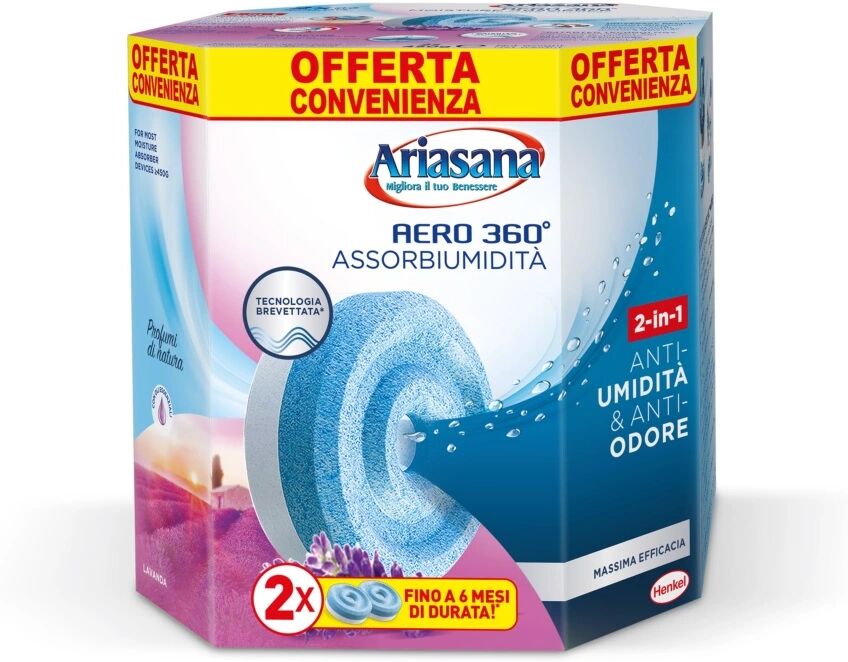 Henkel ARIASANA AERO TAB BIPACK LAVANDA 2X450GR