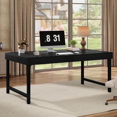 BLUEBELL "55"" Industrial Executive Desk for Home Office, Rustic Simple Computer Laptop Desk Workstation"