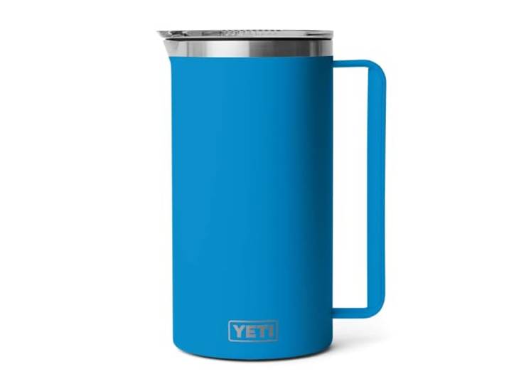 YETI Rambler Krug Mit Magslider Deckel Mit Drehverschluss, Big Wave Blue, 64 oz (2 L)