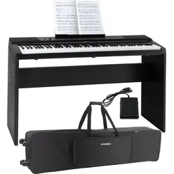 McGrey DK-88 Beginner-Keyboard in Stagepiano Optik TRolley Set