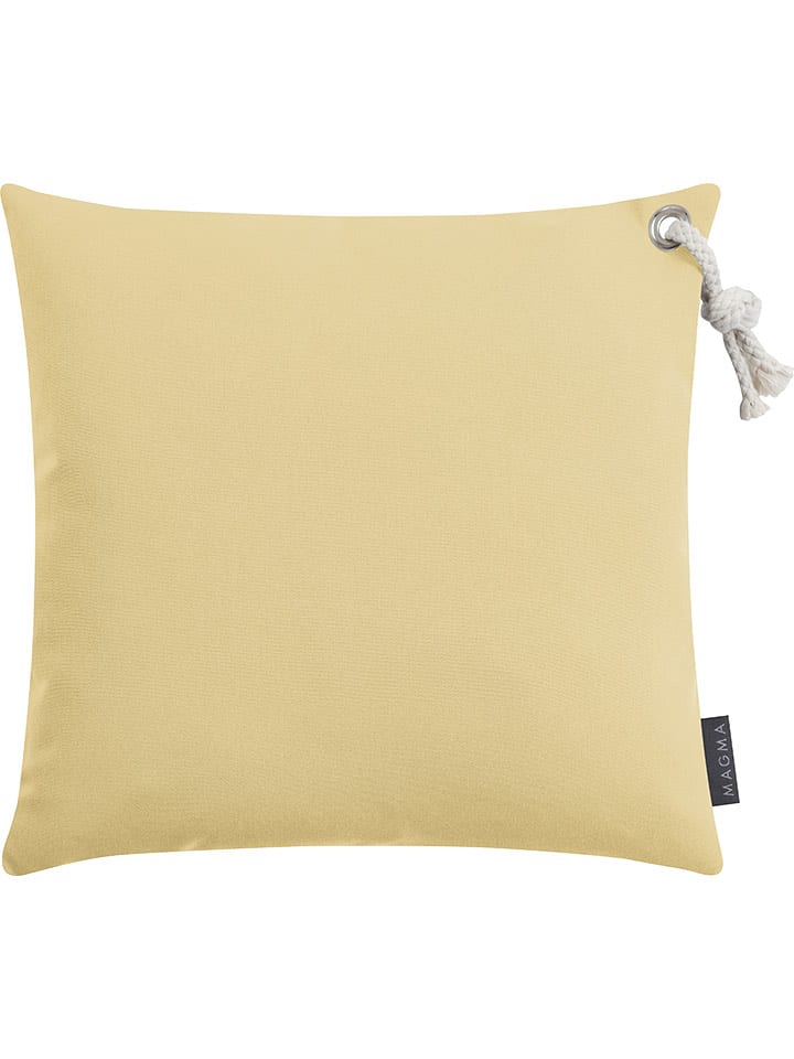 Magma Heimtex Outdoor-Kissenhülle "Kos" in Gelb - (L)40 x (B)40 cm - onesize