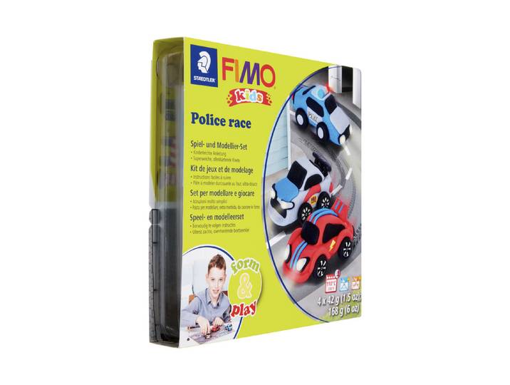 Fimo Kids Modelliermasse Form & Play Polizeirennen