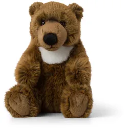 WWF - Plüschtier - Grizzly (sitzend, 20cm) lebensecht Kuscheltier Stofftier Plüschfigur