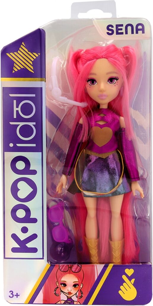 Imc Toys Muñeca K-Pop Idol Fashion Doll sena incluye 3 Accesorios .