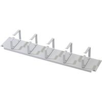 Kabelrangierpanel mit Kabelführungsbügeln für 483 mm (19")-Schränke schwarz, 2 HE
