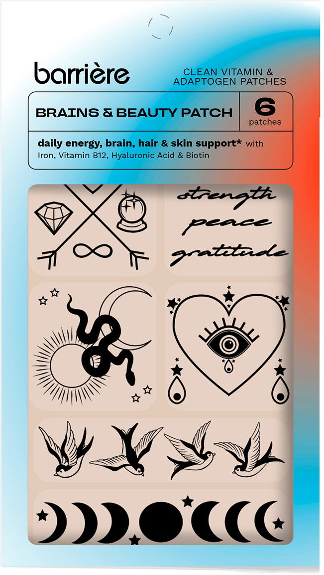 6 Stück barrière BRAINS & BEAUTY Vitamin Patch Mystic Motifs