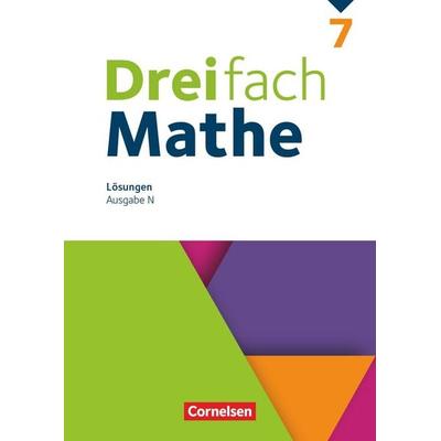 Dreifach Mathe 7. Schuljahr. Niedersachsen - Lösungen zum Schülerbuch, Zubehör von , Cornelsen Verlag, 978-3-06-043698-9