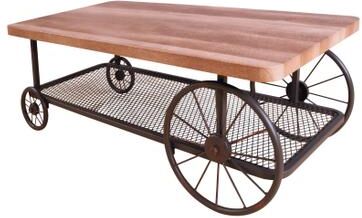 Coffee Table by Acme in Oak Antique Gray