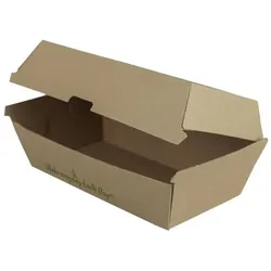 Kraft Hamburger Box 800ml 21x11x8cm 25un