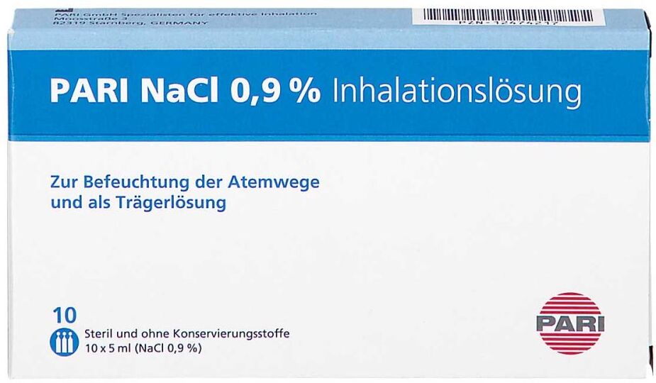 Pari Nacl Inhalationslösung Ampullen 10X5ml