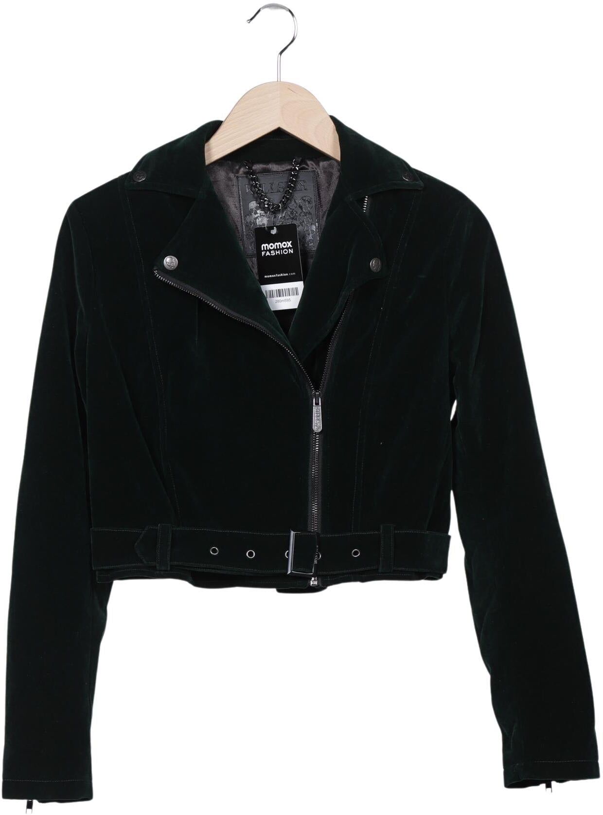 Killstar Damen Jacke, Grün, Gr. M, Synthetik - Second Hand
