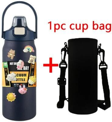 Uplifted Finds 1.5L Stainless Steel Thermo Bottle Large Capacity Vacuum Insulated Water Mug 2500 Ml j