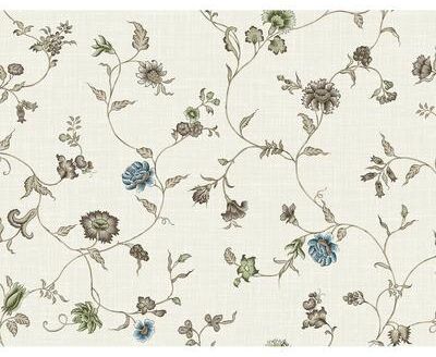 Seabrook Designs Florale Trail Nonwoven Unpasted Wallpaper
