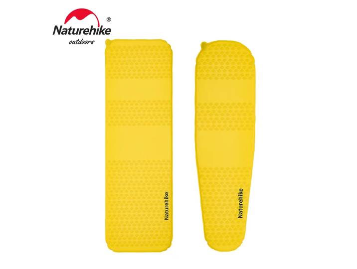 Matelas pneumatique Naturehike 3.6 R-value, matelas pneumatique auto-gonflant pour le camping, tapis imperméable pour l'extérieur, tapis gonflable ultraléger et portable, tapis de couchage