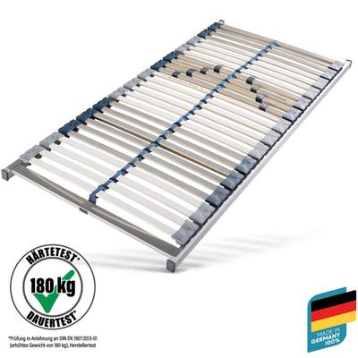 Lattenrost BECO "Perfekta 200", grau, B:80cm H:7cm L:200cm, Lattenroste, Lattenrost, Lattenrost in verschiedenen Größen, extra stabiler Lattenrost