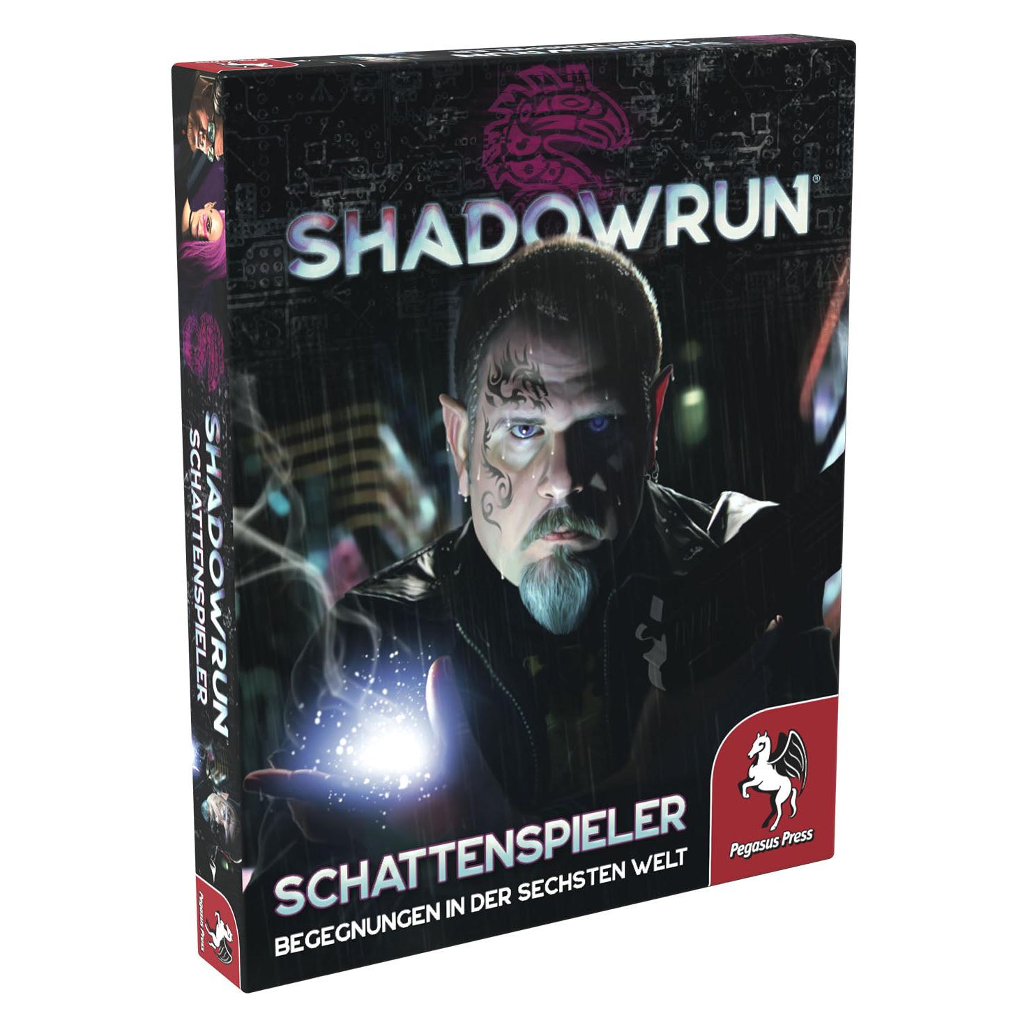Pegasus 46120G - Shadowrun: Schattenspieler, Spielkarten-Set, 80 Karten (DE-Ausgabe) (Deutsch, 3 - 6 Spieler) (46120G)