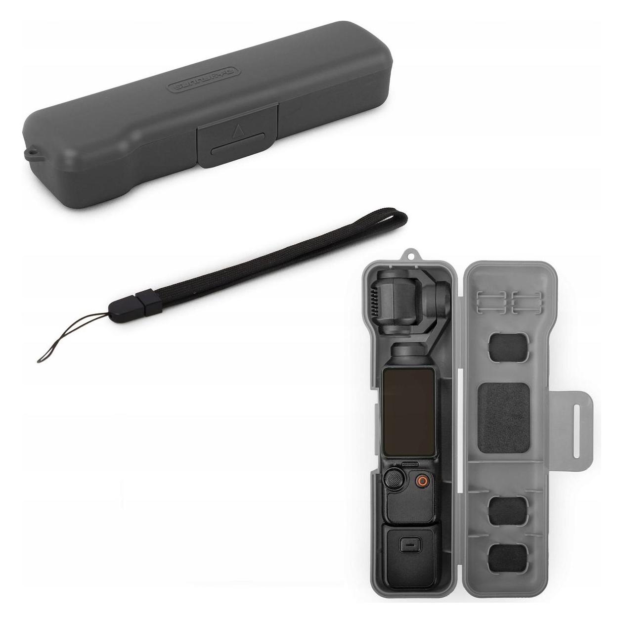 Sunnylife Futerał Case Pokrowiec Osłona Walizka Etui Do Dji Osmo Pocket 3 + Akcesoria / Op3-k981-d / Czarny (Sunnylife)