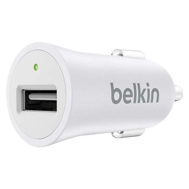 Belkin MIXIT Premium Car Charger 12W/2.4 A (Weiss) (F8M730btWHT)