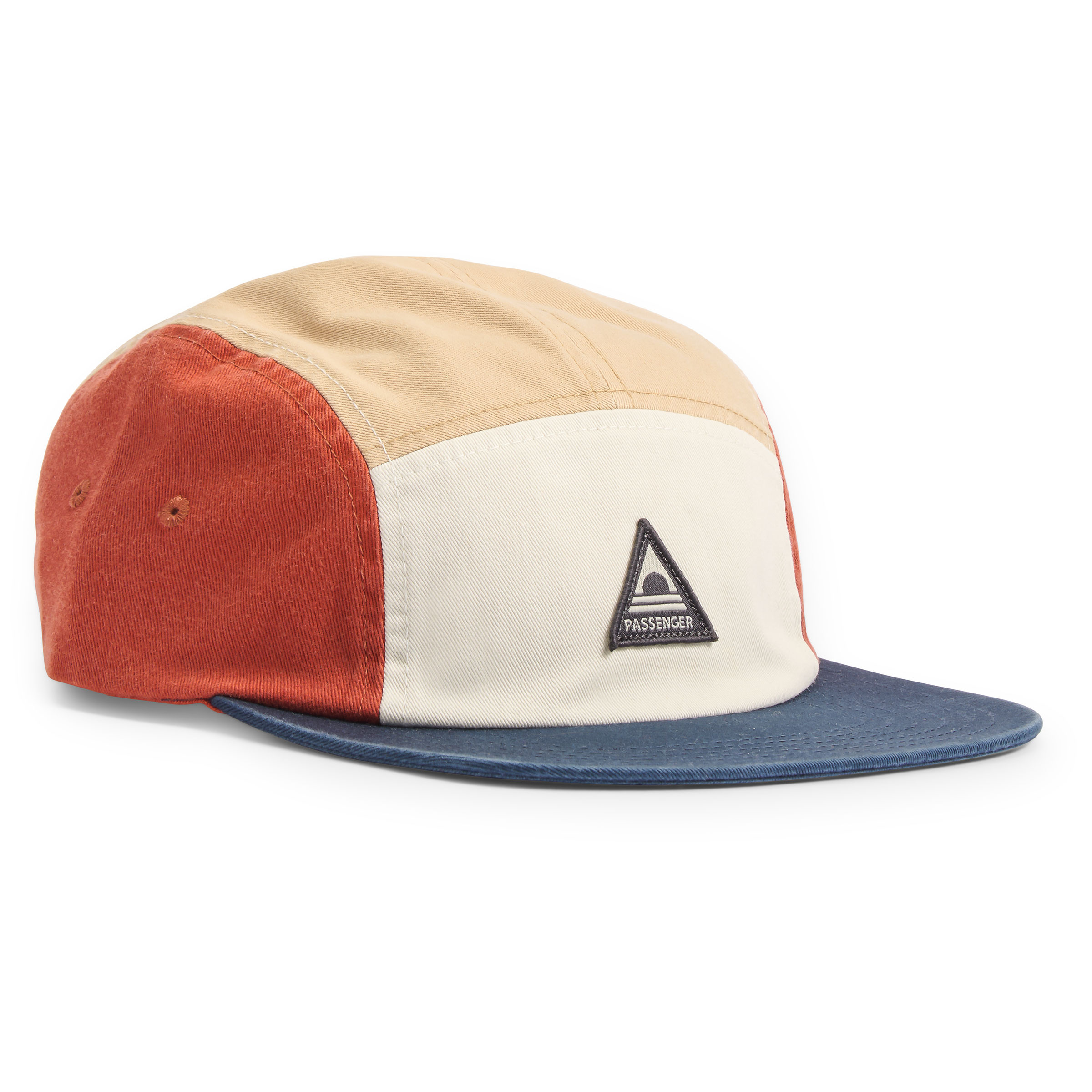 Passenger Fixie 5 Panel 2.0 Cap Basecaps blue navy-dark rust Lifestyle Widerstandsfähig