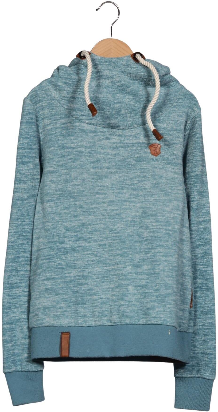 Naketano Damen Kapuzenpullover, Hellblau, Gr. S, Synthetik - Second Hand
