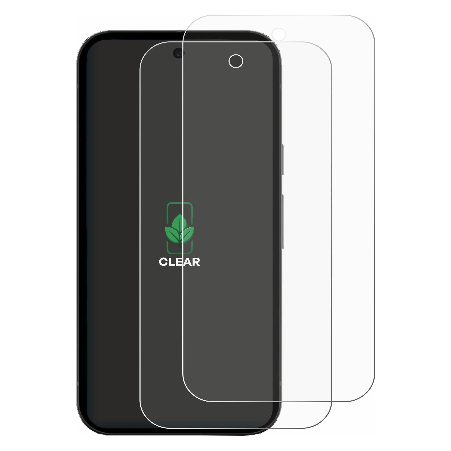 ScreenLeaf Schutzfolie für Google Pixel 10a Displayschutz Display Schutz Folie Klar Transparent (2 Stk., Google Pixel 10a) (6162308)