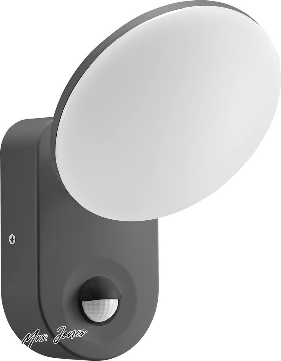 Adviti Moderne LED Buitenlamp voor Tuin, Terras of Balkon - Wandmontage