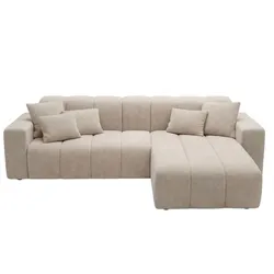 ECKSOFA Nork Beige Rechts