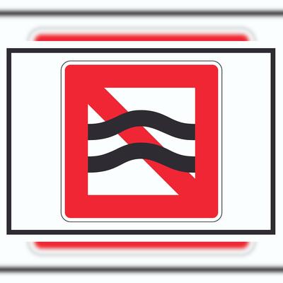 HB-Druck Sog und Wellenschlag vermeiden Symbol A3 (297x420mm)