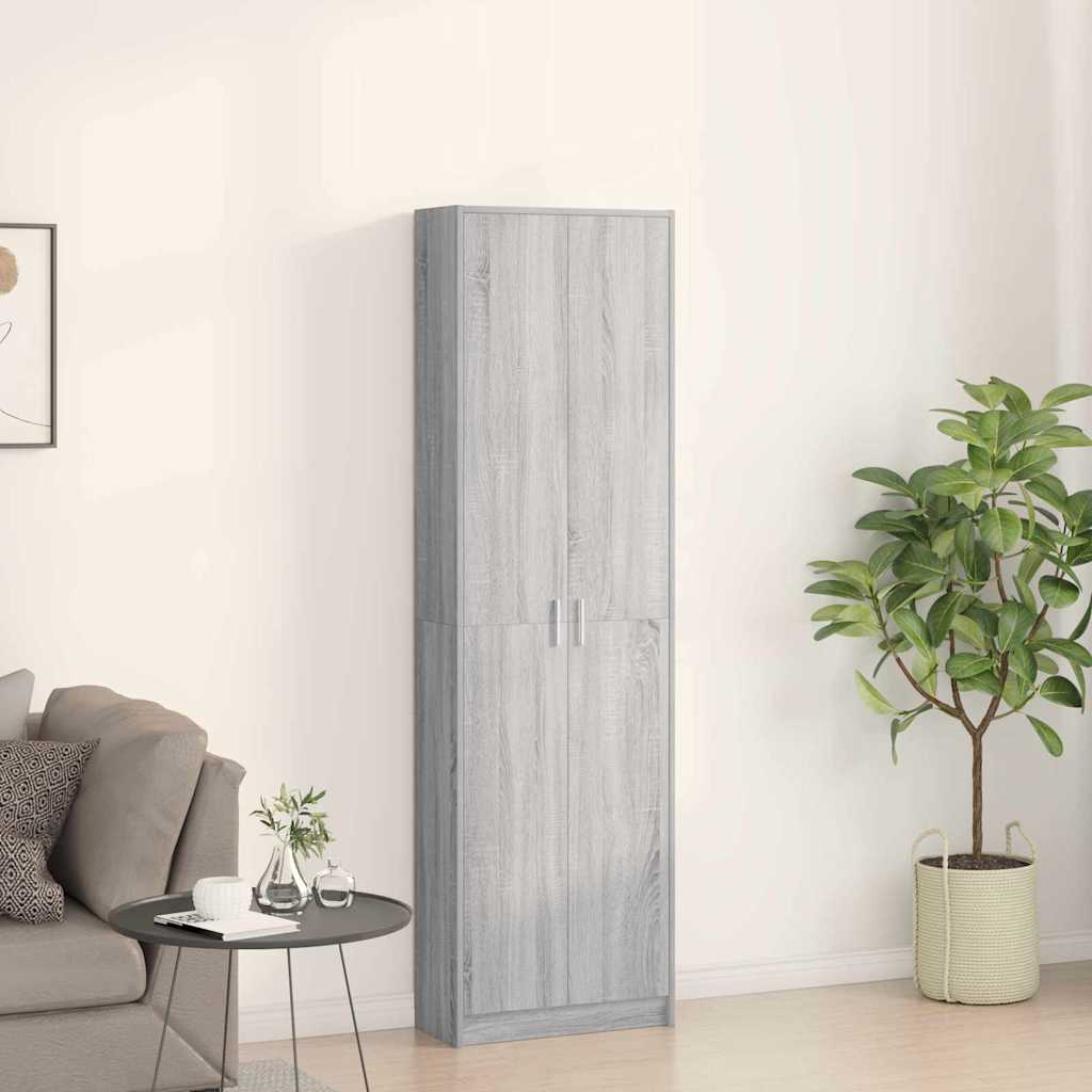vidaXL Armoire Gris Sonoma 55 x 25 x 189 cm