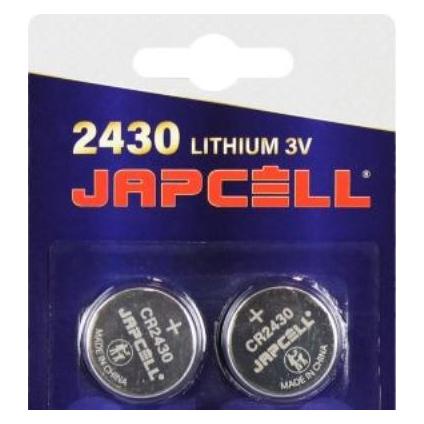 Japcell Lithium CR2430 (2 Stk., CR2430, 280 mAh) (100034282)