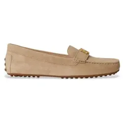Lauren Ralph Lauren für Damen. 802821629035 Barnsbury Beige Wildleder-Slipper (36), Wohnung, Keine, Lässig