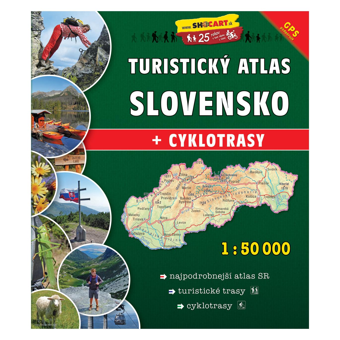 Freytag-Berndt u. Artaria Touristische Wanderatlas Slowakei (1:50 (41280203)
