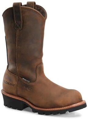 Carolina Well X Logger Comp Toe - Mens 9 Brown Boot EW