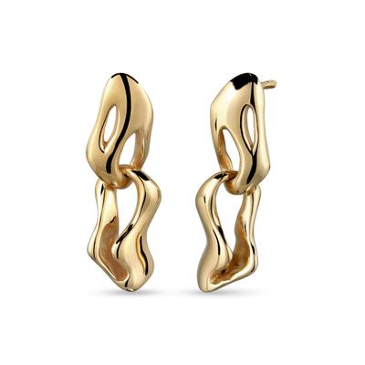 Paar Ohrstecker ELLI "Ohrringe Ohrstecker 925 Sterling Silber für Partys" Gr. 26, gold, Ohrringe, Damen, 26, Silber 925 (Sterlingsilber)