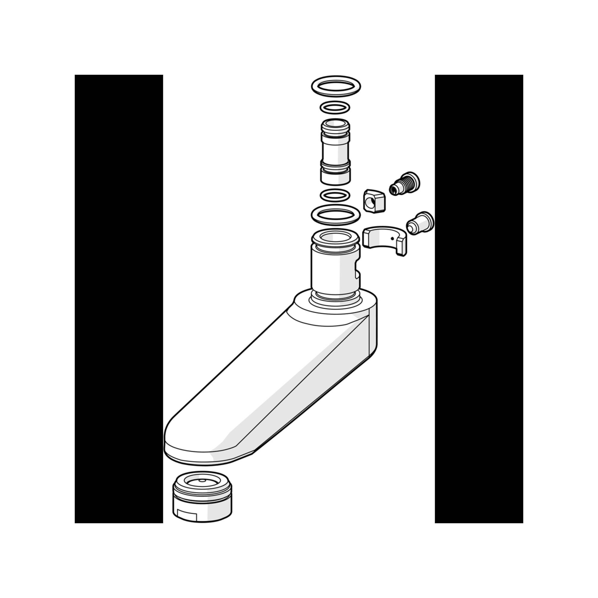 Hansa Auslauf 96mm (59910419)