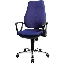 Topstar, Bürostuhl, Bürodrehstuhl Power Star Profi blau (42 - 55 cm)