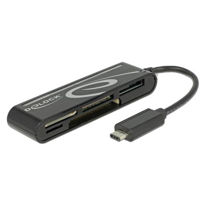 Delock USB 2.0 USB Type-C 5 Slots, schwarz (USB-C) (91739)
