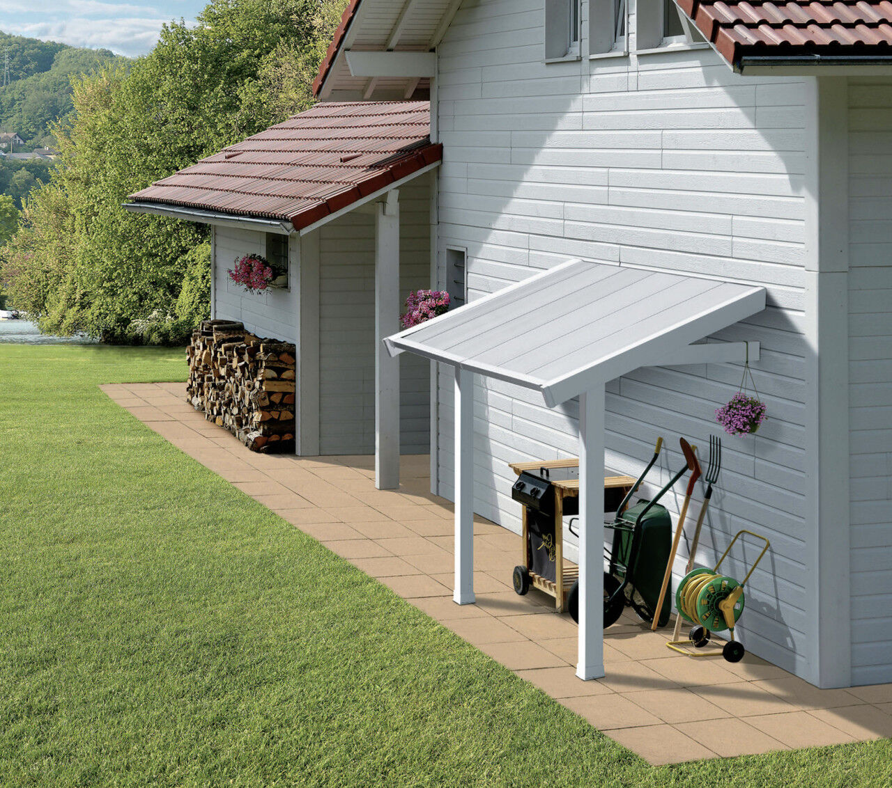 Grosfillex Schleppdach 119 x 222 x 188 cm