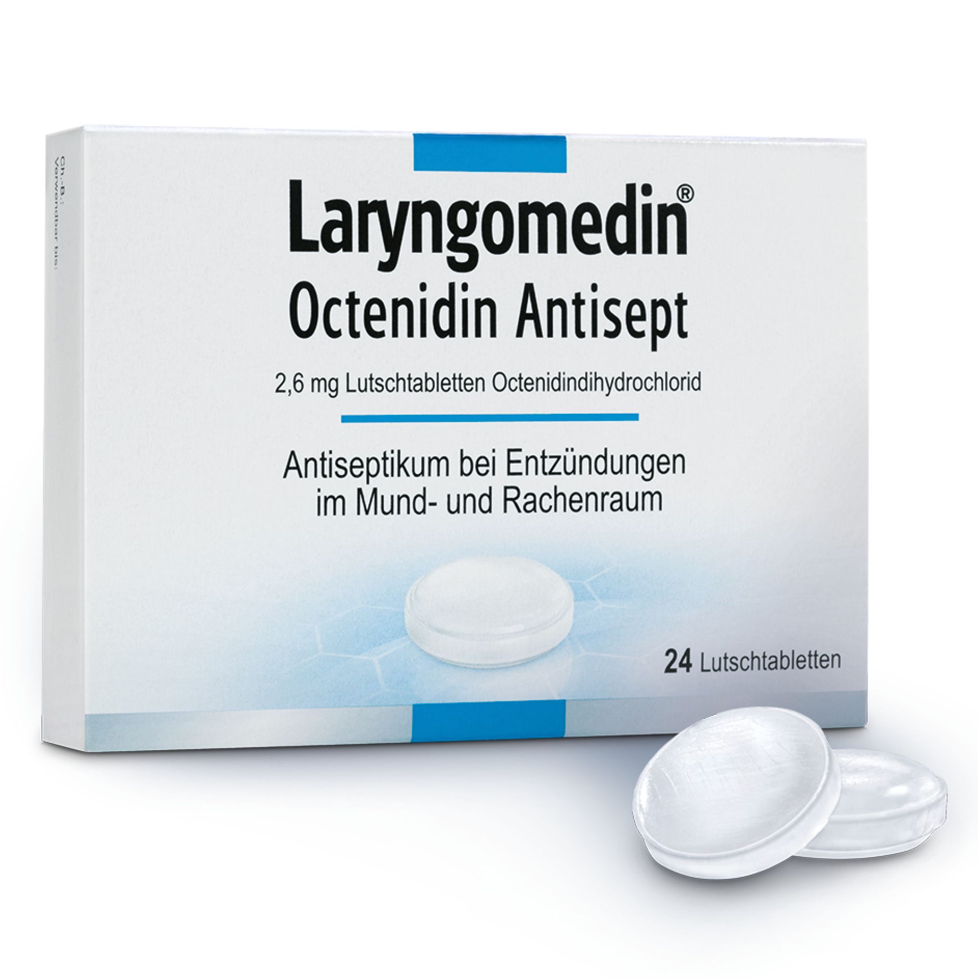Laryngomedin Octenidin Antisept 2,6 mg Lutschtabl. 24 St Lutschtabletten