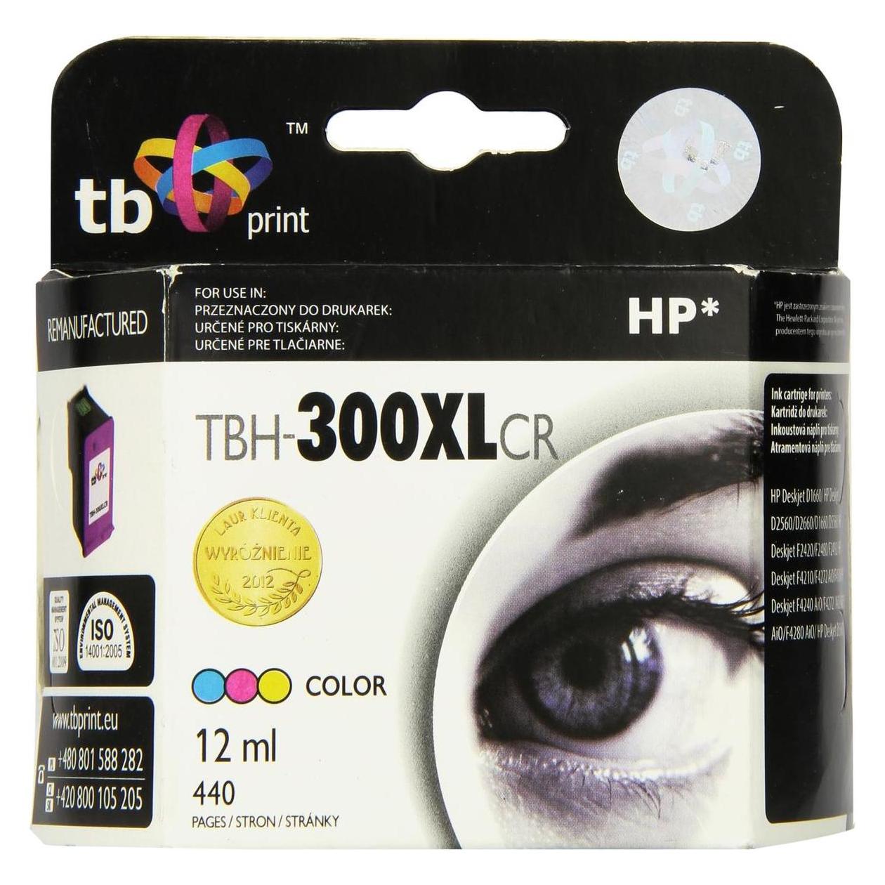 Print Tusz do HP DJ F2420 TBH-300XLCR Kolor ref. (TBH-300XLCR)